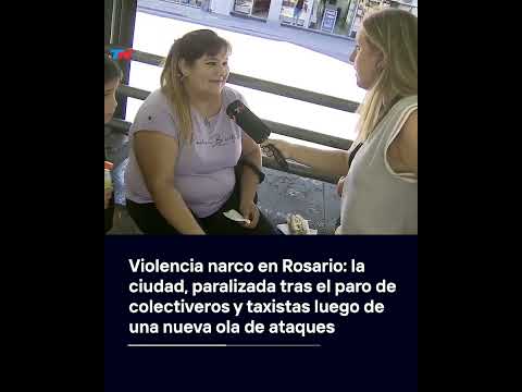 La ciudad de Rosario paralizada por el paro de colectiveros y taxistas