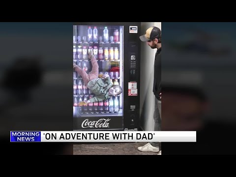 'On Adventure With Dad' account photoshops wild child stunts