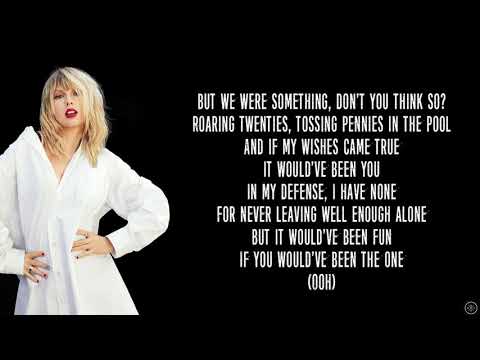 Taylor Swift - THE 1 (Lyrics)