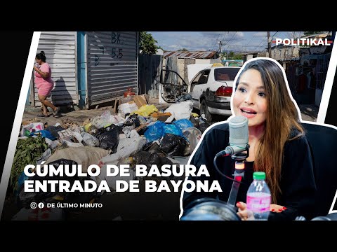 JU SANZ DENUNCIA GRAN CÚMULO DE BASURA EN LA ENTRADA DE BAYONA