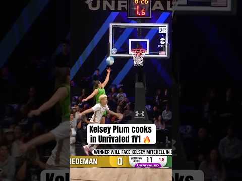 Kelsey Plum was popping off in Unrivaled 1V1 🍿