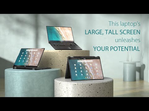 This laptop's large, tall screen unleashes your potential – ASUS Chromebook Flip CX5 | 2022