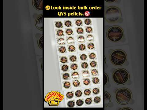 Just arrived! Big batch of QYS pellets for training #shorts #plinking #savajoutdoors #qys #india