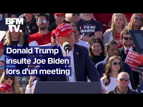 Stupide fils de...: Donald Trump insulte Joe Biden lors d'un meeting dans l'Ohio