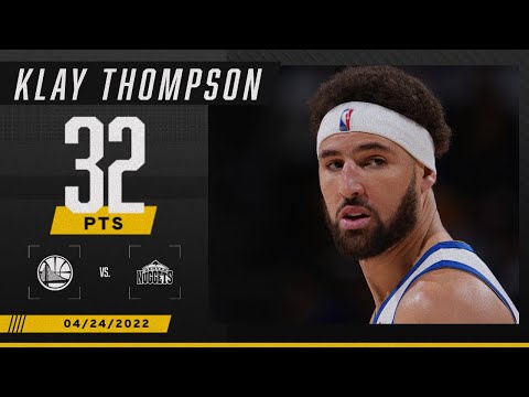 Klay Thompson’s 32 PTS not enough as Warriors fall to Nuggets video clip