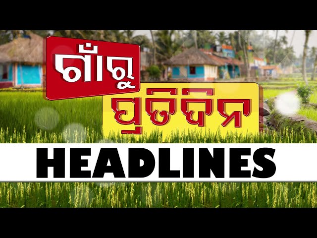 Gaon Ru Pratidin Headlines | 8PM Headlines | 21st June 2025 | Odisha TV
