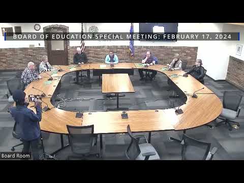GBAPSD Board of Education Special Meeting February 17, 2024