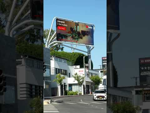 tenemos un billboard en los angel3ss🖤🩹si lo ven me mandan fotitossss @YouTubeMusic #paopao