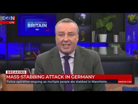Knife attacker stabs MULTIPLE people on LIVE STREAM in German city as armed police rush to scene...