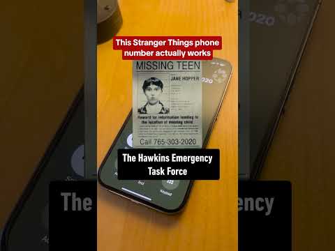 What happens when you call the Stranger Things phone number