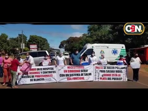 Médicos salen a las calles en salto del Guairá