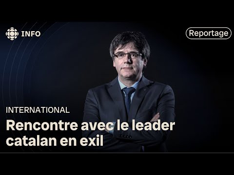 Rencontre avec Carles Puigdemont, leader indépendantiste catalan en exil