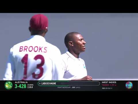 WI vs AUS: Thomas delivery gets Labuschagne caught for 163 in Day 2 of 2nd Test | SportsMax TV