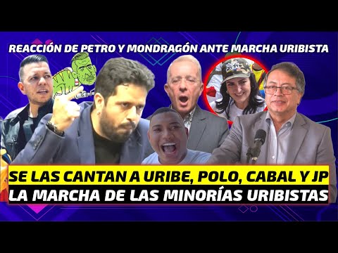 Petro y Mondragón, ponen en su lugar a Cabal, Uribe, Jota Pe, Polo y prensa en marcha de Uribistas