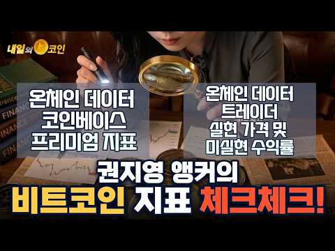 CMC 가상자산 공포 및 <strong>탐욕</strong> 지수 / 온체인 데이터 코인베이스 프리미엄 지표 / 온체인 데이터 미실현 수익률▶권지영 앵커의 코인 오늘장 지표 체크 [261020 내일의코인]