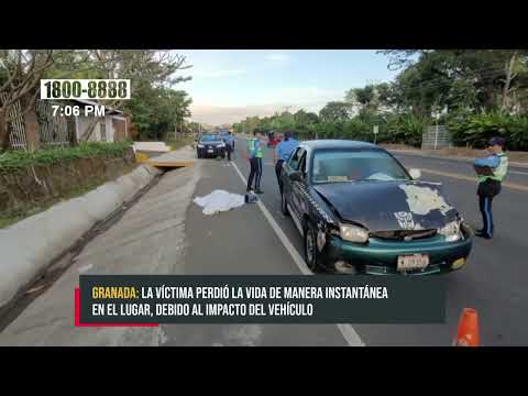 Hombre pierde la vida al ser arrollado en la carretera Guanacaste – Diriomo