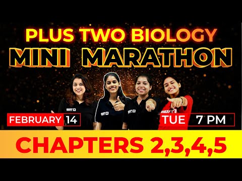 PLUS TWO BIOLOGY | MINI MARATHON | CHAPTER 2,3,4,5 | FULL CHAPTER REVISION | EXAM WINNER