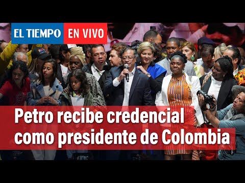 Petro recibe credencial como presidente electo de Colombia | El Tiempo