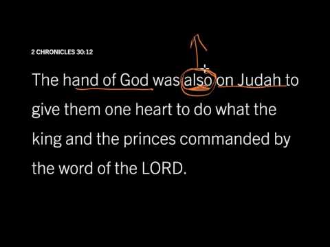 Do My Actions Affect God’s Plans? // 2 Chronicles 30:1—12