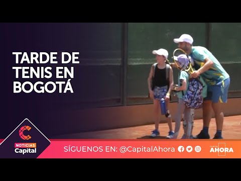 Una tarde de tenis en Bogotá entre profesionales y fanáticos