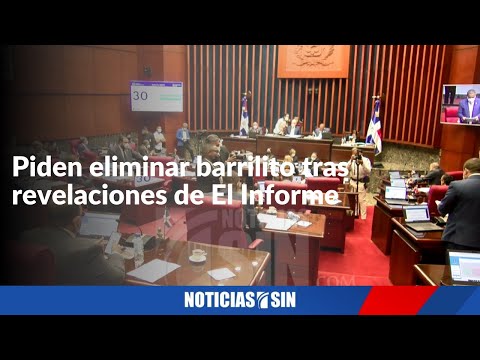 Piden eliminar barrilito tras revelaciones del informe