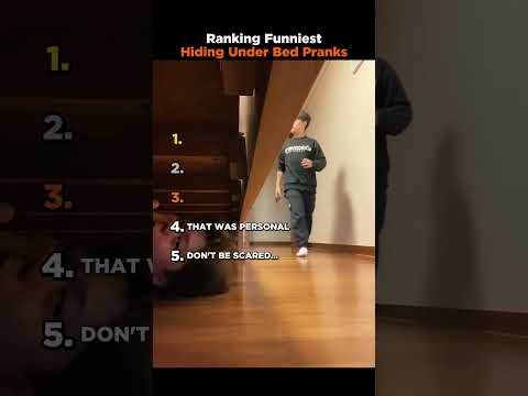 Ranking Funniest Hiding Under Bed Pranks