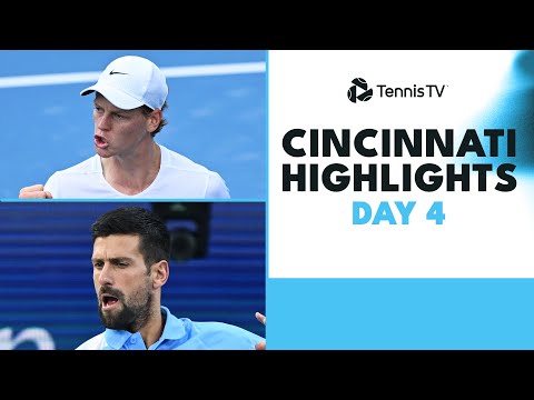 Djokovic Makes His US Return; Sinner & Lajovic Meet | Cincinnati 2023 Day 4 Highlights