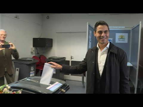 Rob Jetten, D66 party leader, votes in Netherlands parliamentary election | AFP