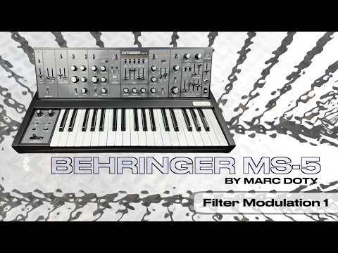 11-The Behringer MS-5- Filter Modulation 1