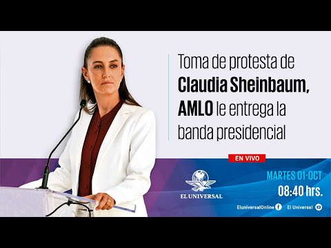 Toma de protesta de Claudia Sheinbaum, la primera mujer presidenta || EN VIVO