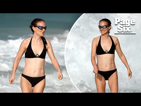 Natalie Portman, 43, shows off her bikini body in St. Barts over the holidays