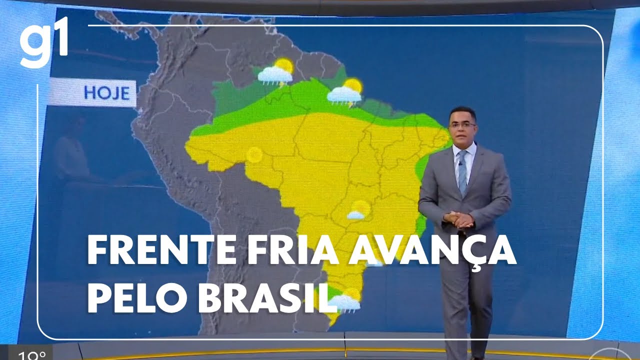 Confira a previsão do tempo para todo o Brasil nesta terça-feira (08)