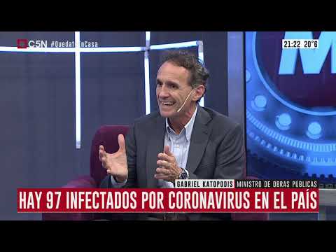 Coronavirus en Argentina: Entrevista a Gabriel Katopodis en Minuto Uno