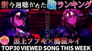 【chill】ホロライブ歌ってみた週間ランキング  viewed cover song  week 2025/9/5～9/12【1年期間/1