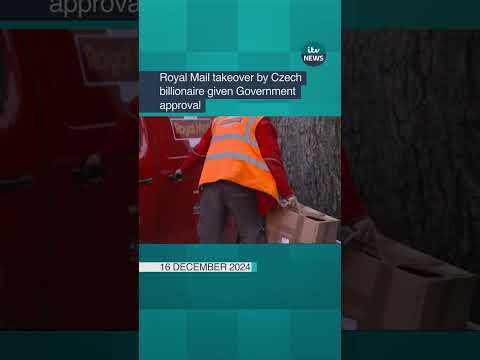 Royal Mail takeover by Czech billionaire given Government approval #itvnews #shorts