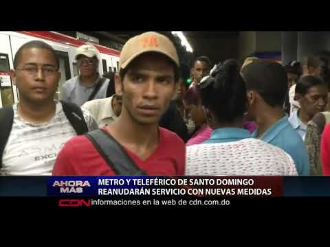 Metro y Teleférico de Santo Domingo reanudarán servicio con nuevas medidas