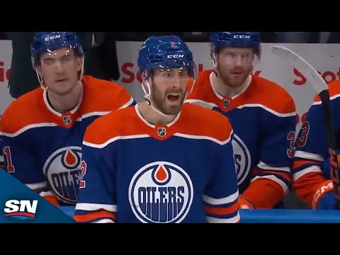 Evan Bouchards Buzzer Beater Is Waved Off For Goalie Interference