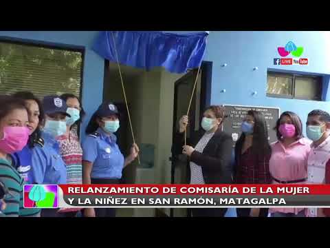 Relanzamiento de la Comisaría de la Mujer y la Niñez en San Ramón, Matagalpa