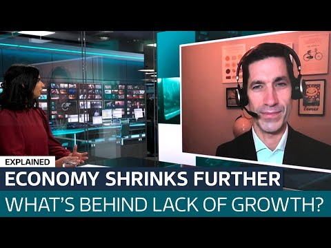 Economist explains what's behind the UK's lack of growth | ITV News