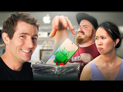 I Forced 3 Android Users to Switch to iPhone – 30 Day iPhone Challenge Part 1
