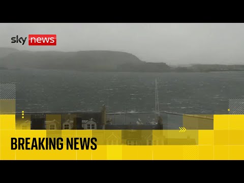 Storm Floris live: 'Do not travel' and 'danger to life' warnings as storm hits UK
