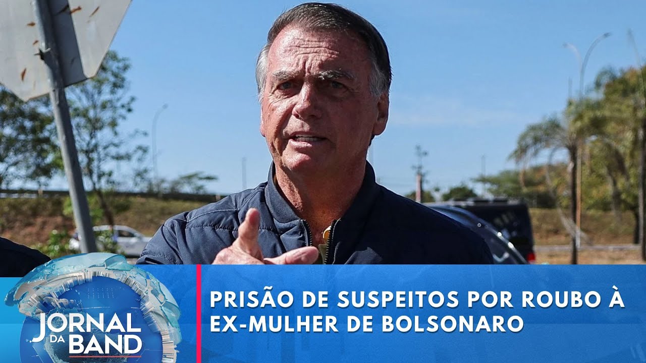 Polícia prende dois suspeitos por roubo à ex mulher de Bolsonaro | Jornal da Band