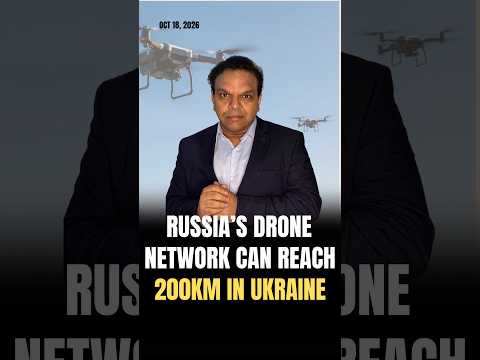 Russia’s New Drone Network Can Reach 200 KM Into Ukraine #ukraine #drone #drones #russia #fpvdrone