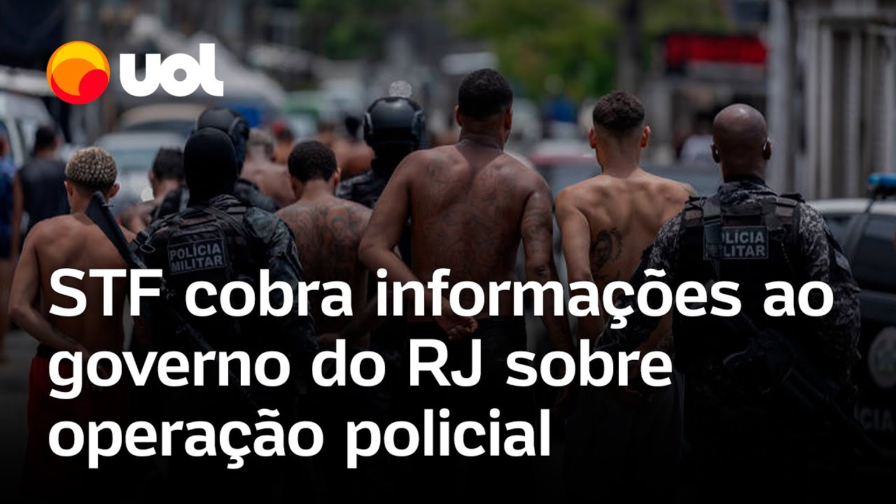 Operação no Rio de Janeiro STF cobra informações de Cláudio Castro sobre ação que deixou 121 mortos  TV Online Operação no Rio de Janeiro STF cobra informações de Cláudio Castro sobre ação que deixou 121 mortos
