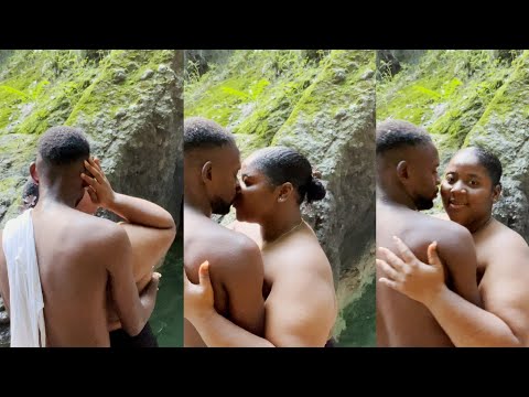 SPENDING QUALITY TIME AT A HIDDEN RIVER FALLS IN JAMAICA