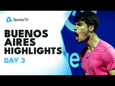 Carlos Alcaraz is BACK; Norrie Makes Debut in Argentina | 2023 Buenos Aires Day 3 Highlights