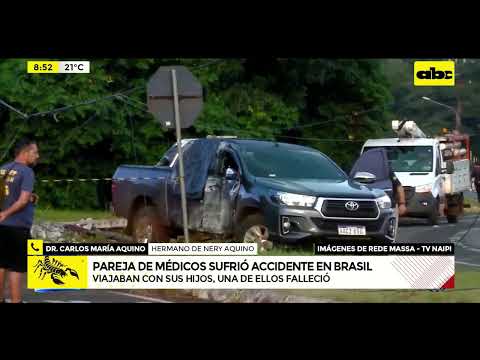 Familia de médicos paraguayos protagoniza fatal accidente