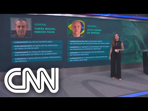 Veja quem são os generais envolvidos na troca de comando no Exército | CNN PRIME TIME