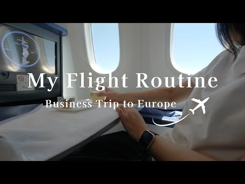 50代 ヨーロッパ出張✈️｜機内持ち込みバッグの中身とフライトルーティン｜最近購入して良かったもの