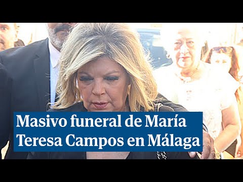 Cientos de personas despiden a María Teresa Campos en Málaga